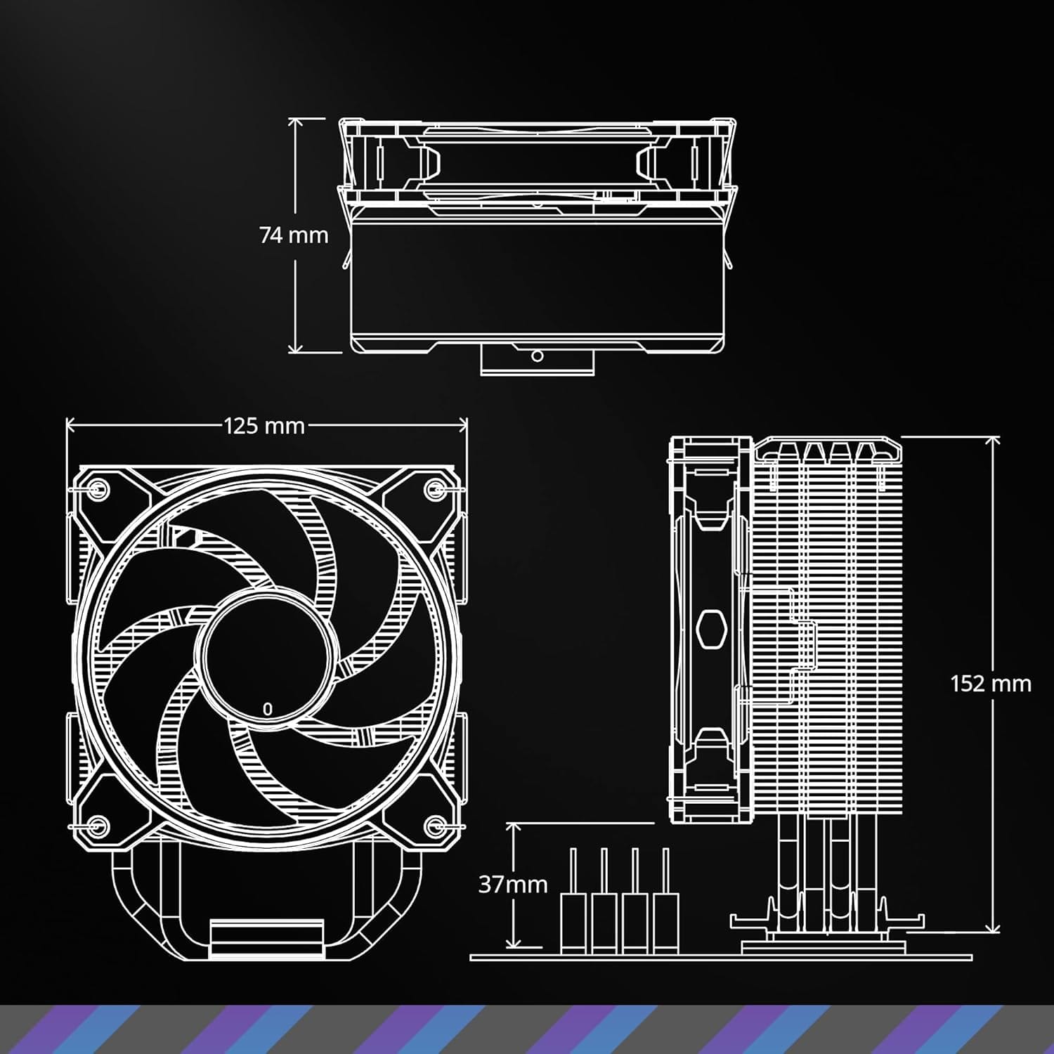 CPU FAN Dimensions